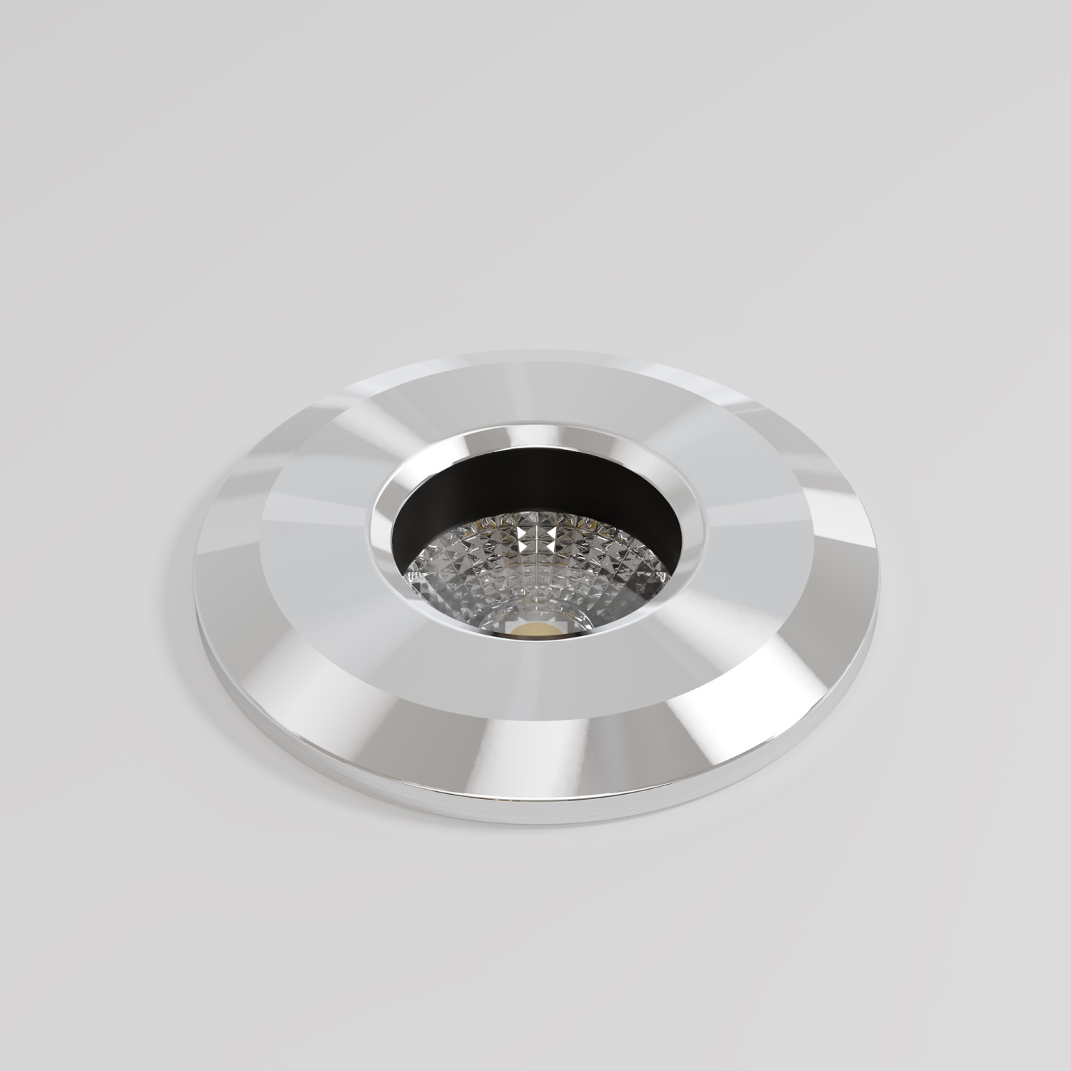 Maytoni Outdoor Flash Встраиваемый светильник цвет: серебро O044DL-L1S3K3