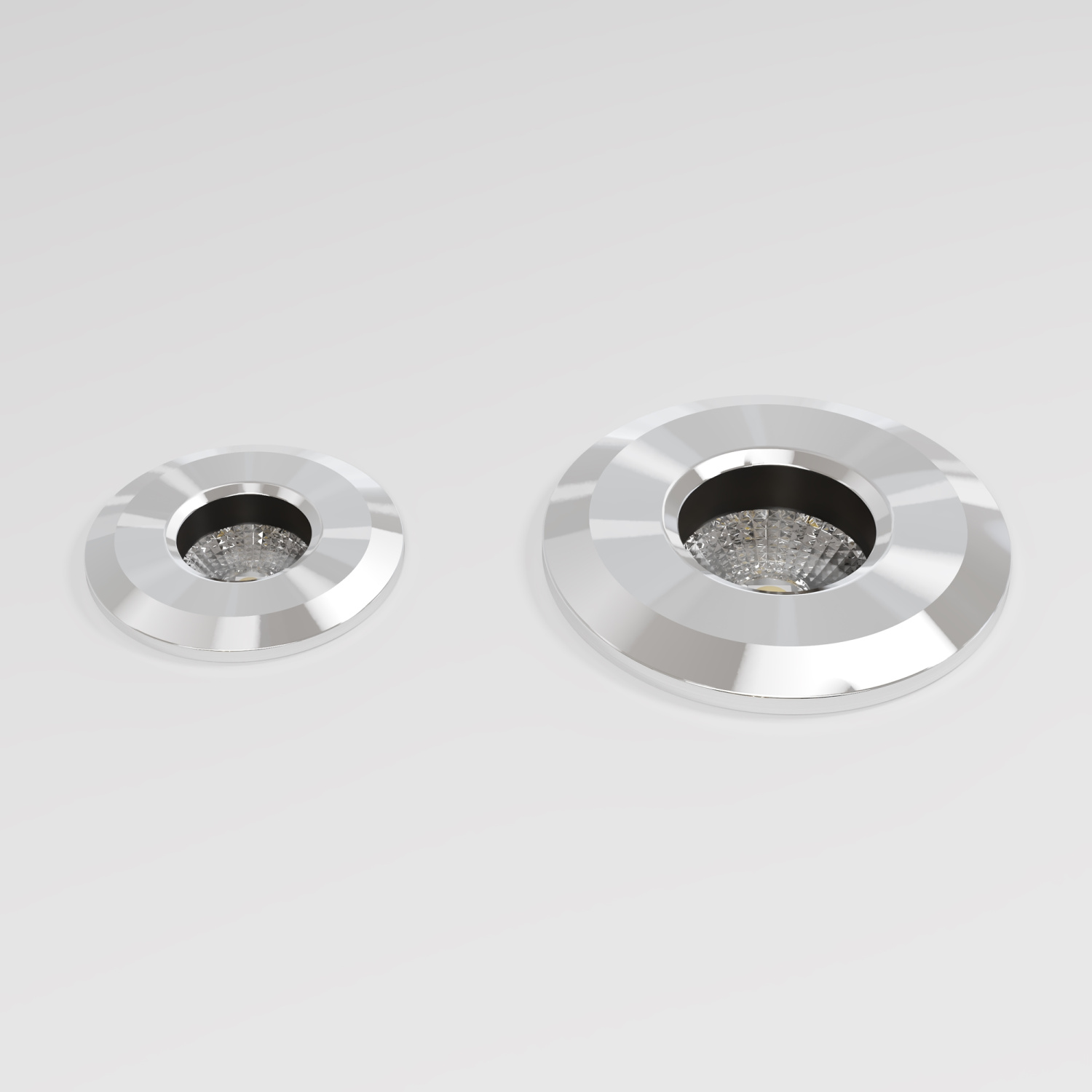 Maytoni Outdoor Flash Встраиваемый светильник цвет: серебро O044DL-L1S3K3