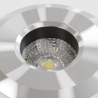 Maytoni Outdoor Flash Встраиваемый светильник цвет: серебро O044DL-L1S3K3