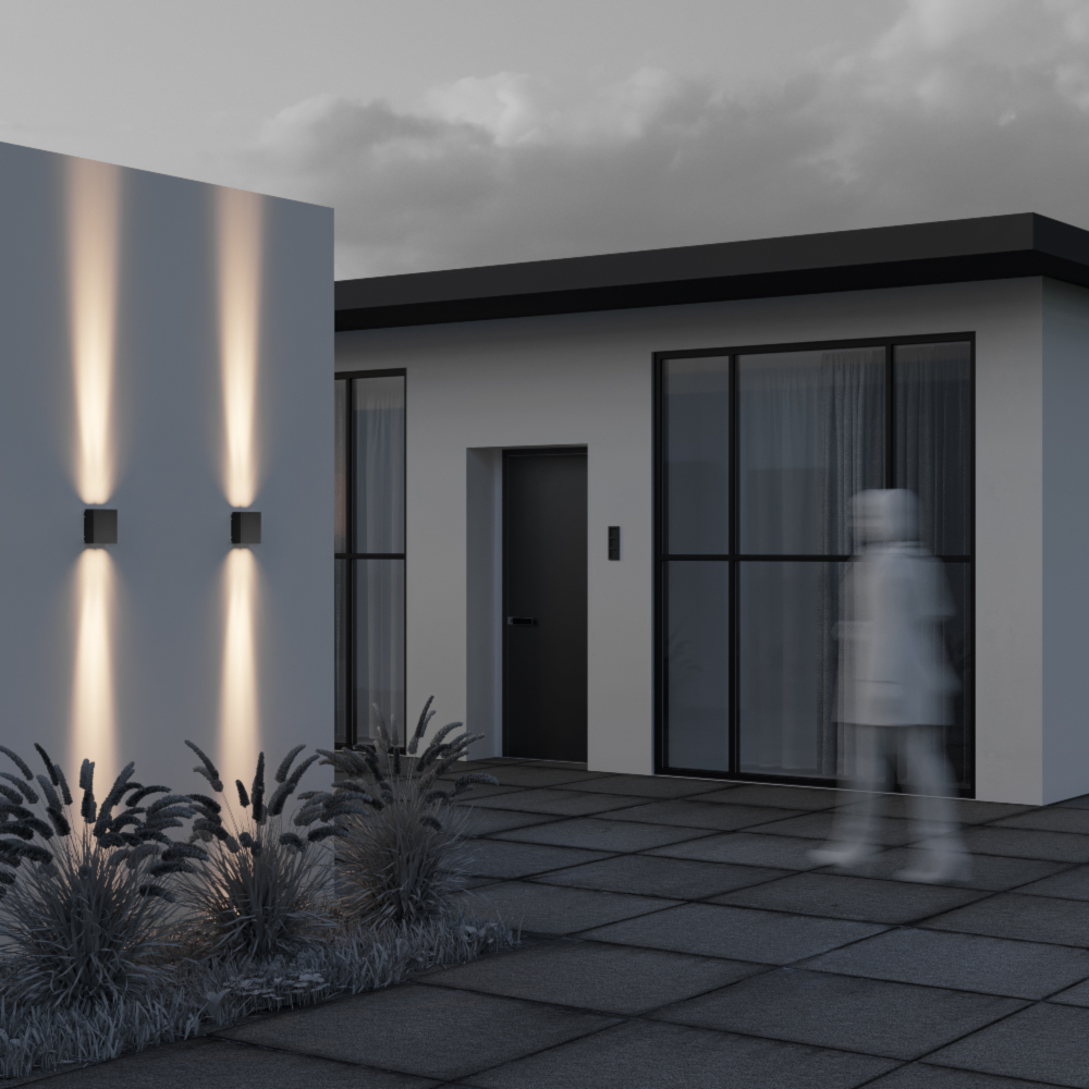 Maytoni Outdoor Shell Настенный светильник (бра) цвет: черный O570WL-L20B3K