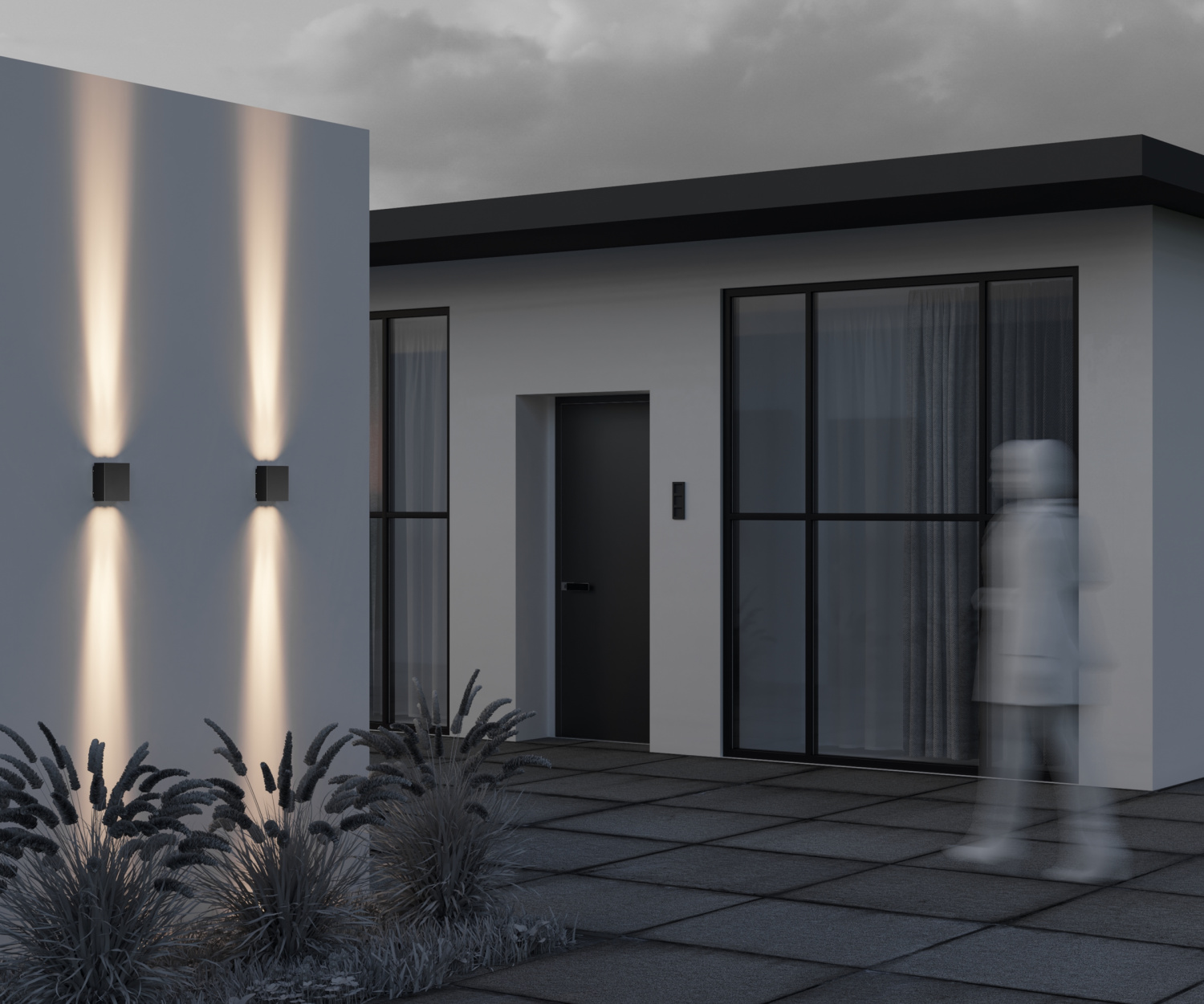 Maytoni Outdoor Shell Настенный светильник (бра) цвет: черный O570WL-L20B3K