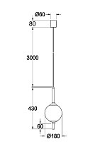 Maytoni Modern The Sixth Sense Подвесной светильник цвет: латунь Z020PL-L6BS3K