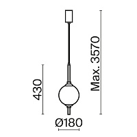 Maytoni Modern The Sixth Sense Подвесной светильник цвет: латунь Z020PL-L6BS3K