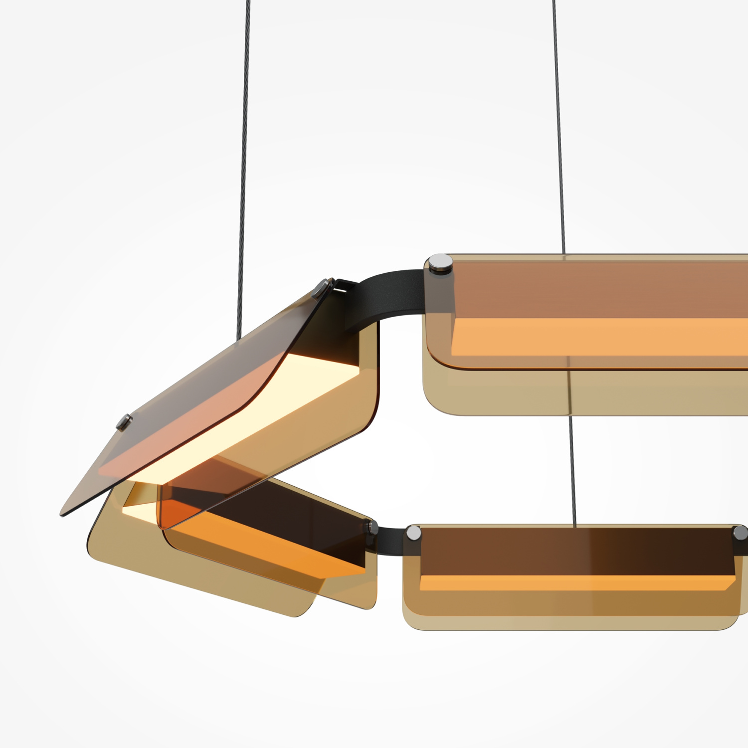 Maytoni Modern Flat Подвесной светильник цвет: черный MOD296PL-L40BC3K