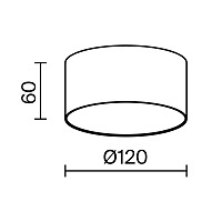 Maytoni Technical Zon Потолочный светильник цвет: белый C032CL-12W3K-RD-W