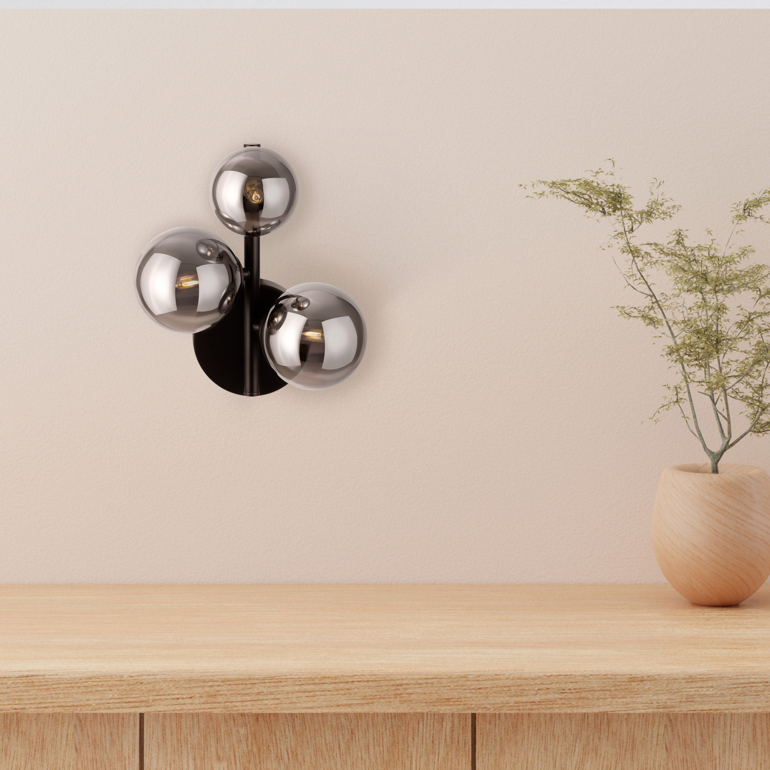 Maytoni Modern Dallas Настенный светильник (бра) цвет: черный MOD545WL-03B