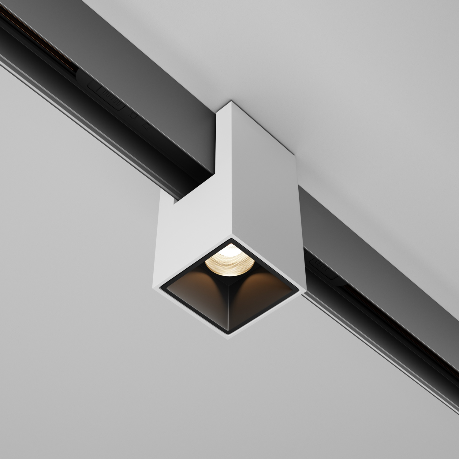 Maytoni Technical Alfa Трековый светильник цвет: черный TR121-2-7W3K-W