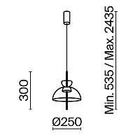 Maytoni Modern Bangkok Подвесной светильник цвет: черный MOD185PL-L6B3K5