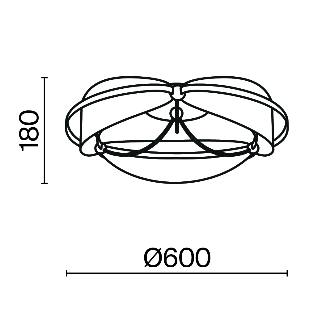Maytoni Modern Breeze Потолочный светильник цвет: латунь MOD281CL-L45BS3K