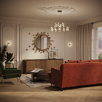 Maytoni Modern Arana Настенный светильник (бра) цвет: латунь MOD401WL-L6BS3K