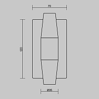 Maytoni Modern Arana Настенный светильник (бра) цвет: латунь MOD401WL-L6BS3K