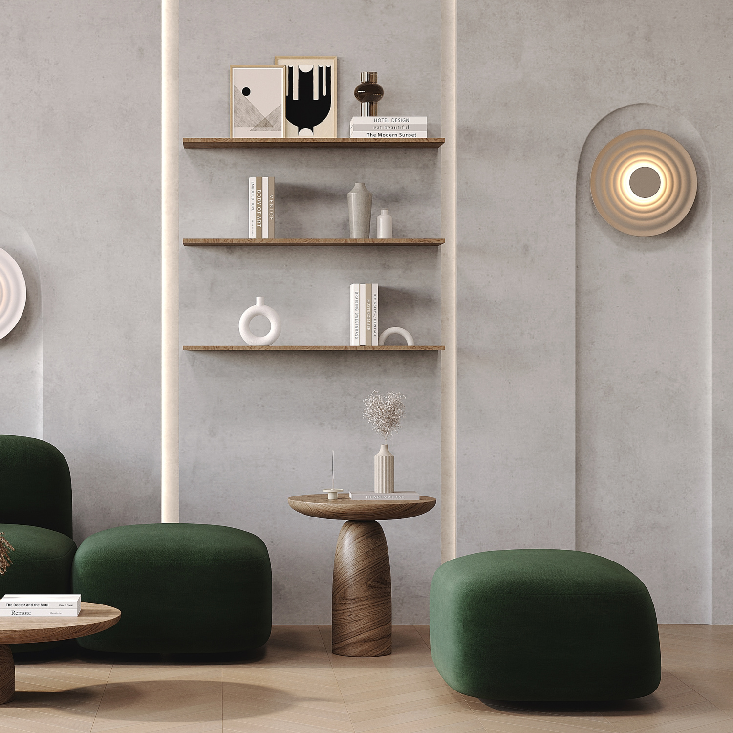 Maytoni Modern Nami Настенный светильник (бра) цвет: черный MOD400WL-L5GR3K