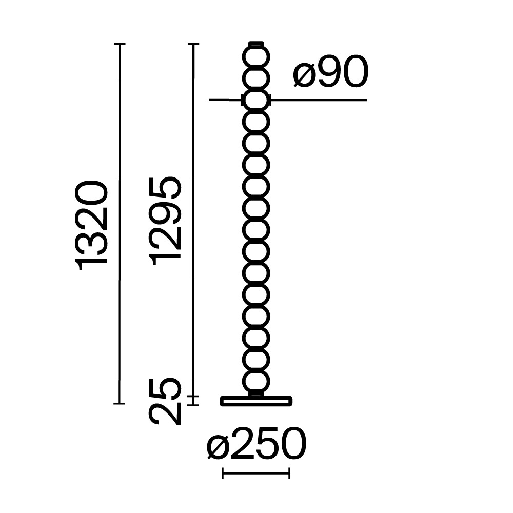 Maytoni Modern Amulet Напольный светильник (торшер) цвет: золото MOD555FL-L23G3K