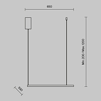 Maytoni Modern Glint Подвесной светильник цвет: черный MOD072PL-L28B3K