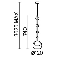 Maytoni Modern Ros Подвесной светильник цвет: черный MOD227PL-01B1