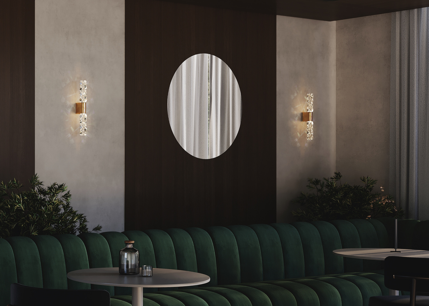 Maytoni Modern Selemo Настенный светильник (бра) цвет: латунь MOD328WL-L5BS3K