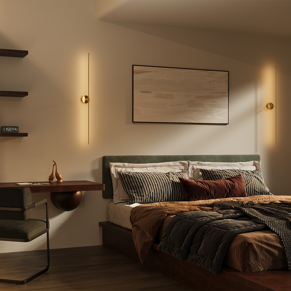 Maytoni Technical Elegant Настенный светильник (бра) цвет: латунь C084WL-L18BS2.7K