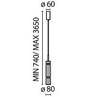 Maytoni Modern Ordo Подвесной светильник цвет: черный MOD272PL-L12BS3K1