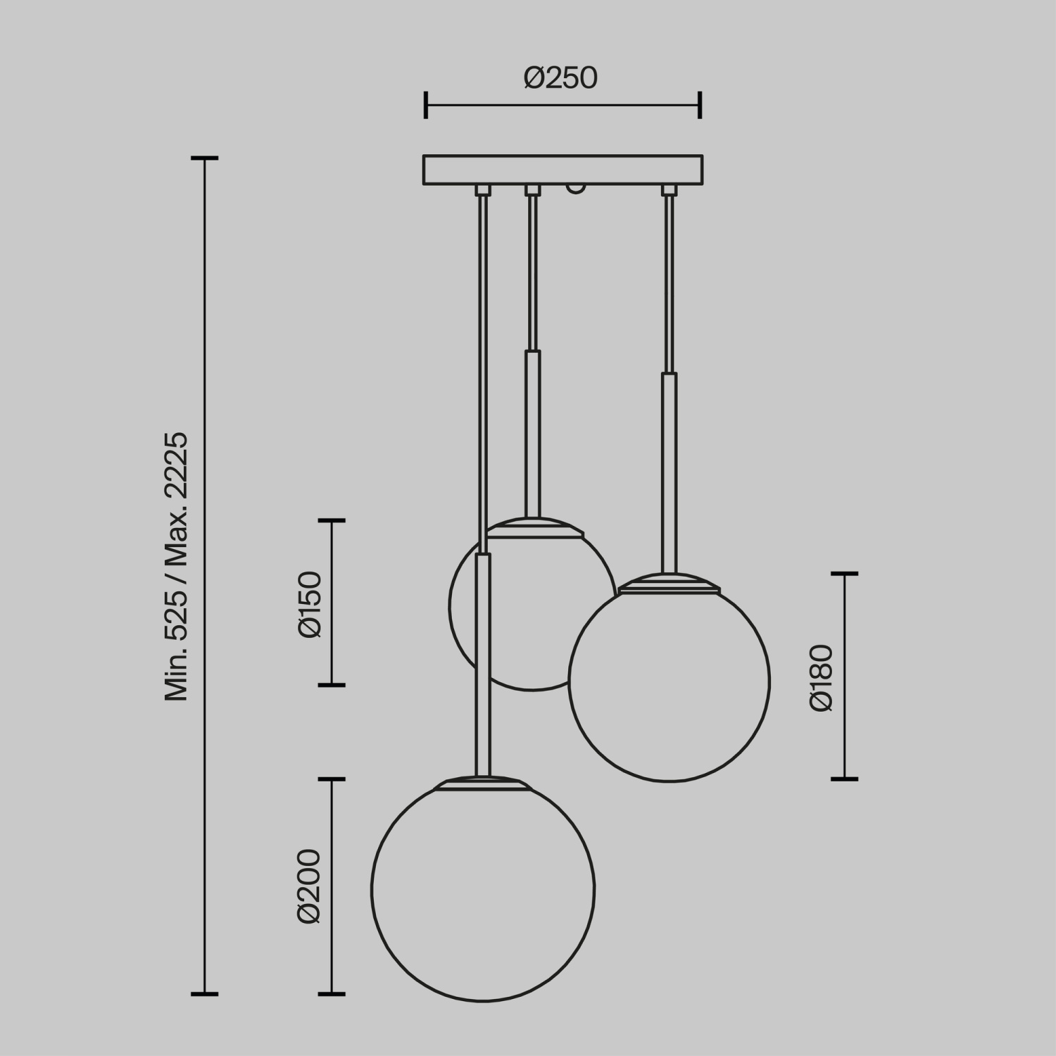 Maytoni Modern Basic form Подвесной светильник цвет: белый MOD321PL-03W