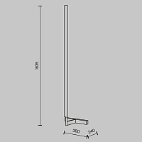Maytoni Modern Combo Напольный светильник (торшер) цвет: белый MOD214FL-L20W3K