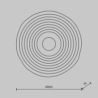 Maytoni Modern Sparkle Настенный светильник (бра) цвет: латунь MOD343WL-L5BS3K1