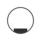 Maytoni Modern Rim Настенный светильник (бра) цвет: черный MOD058WL-L35BK