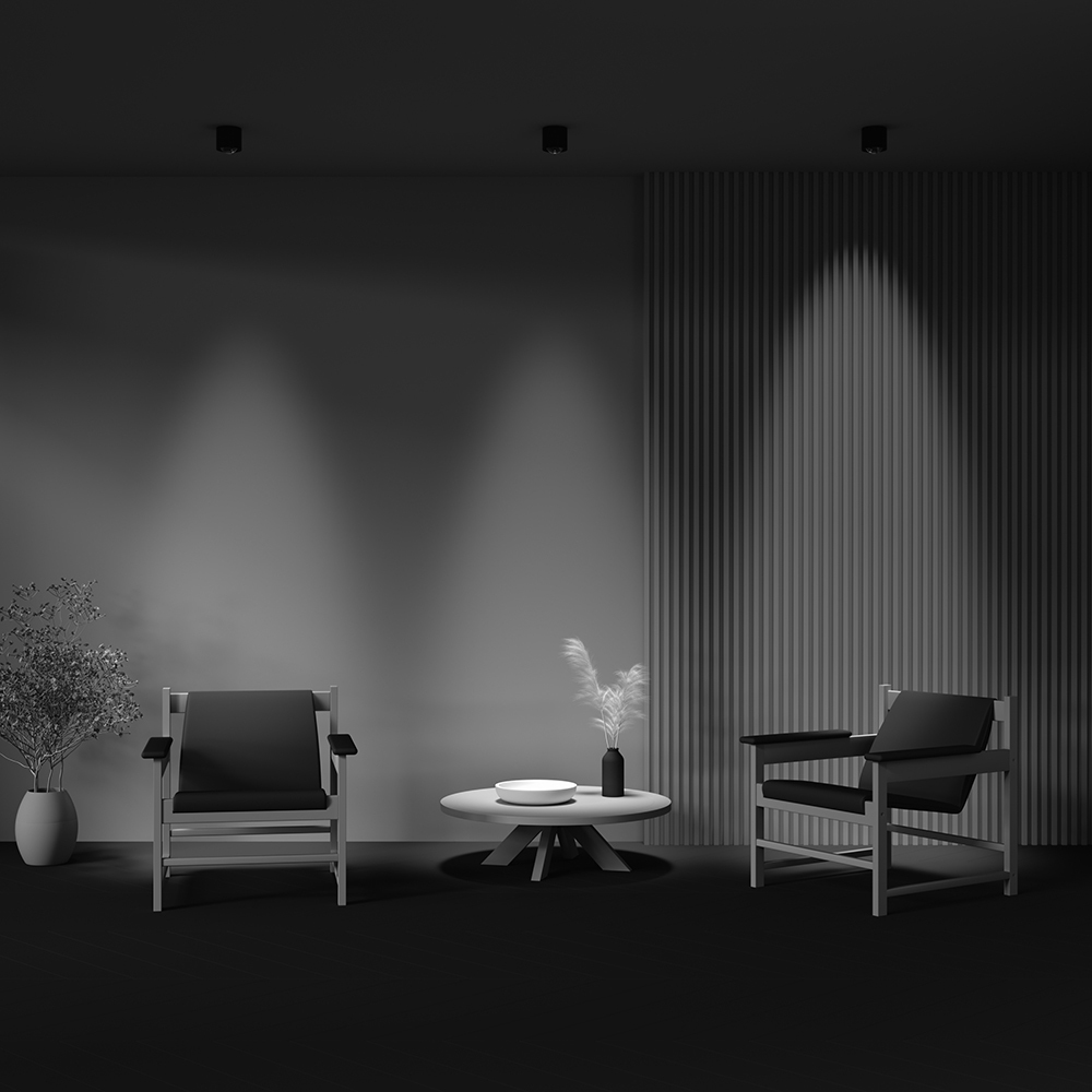 Maytoni Technical Lens Потолочный светильник цвет: черный C217CL-15W3K-B