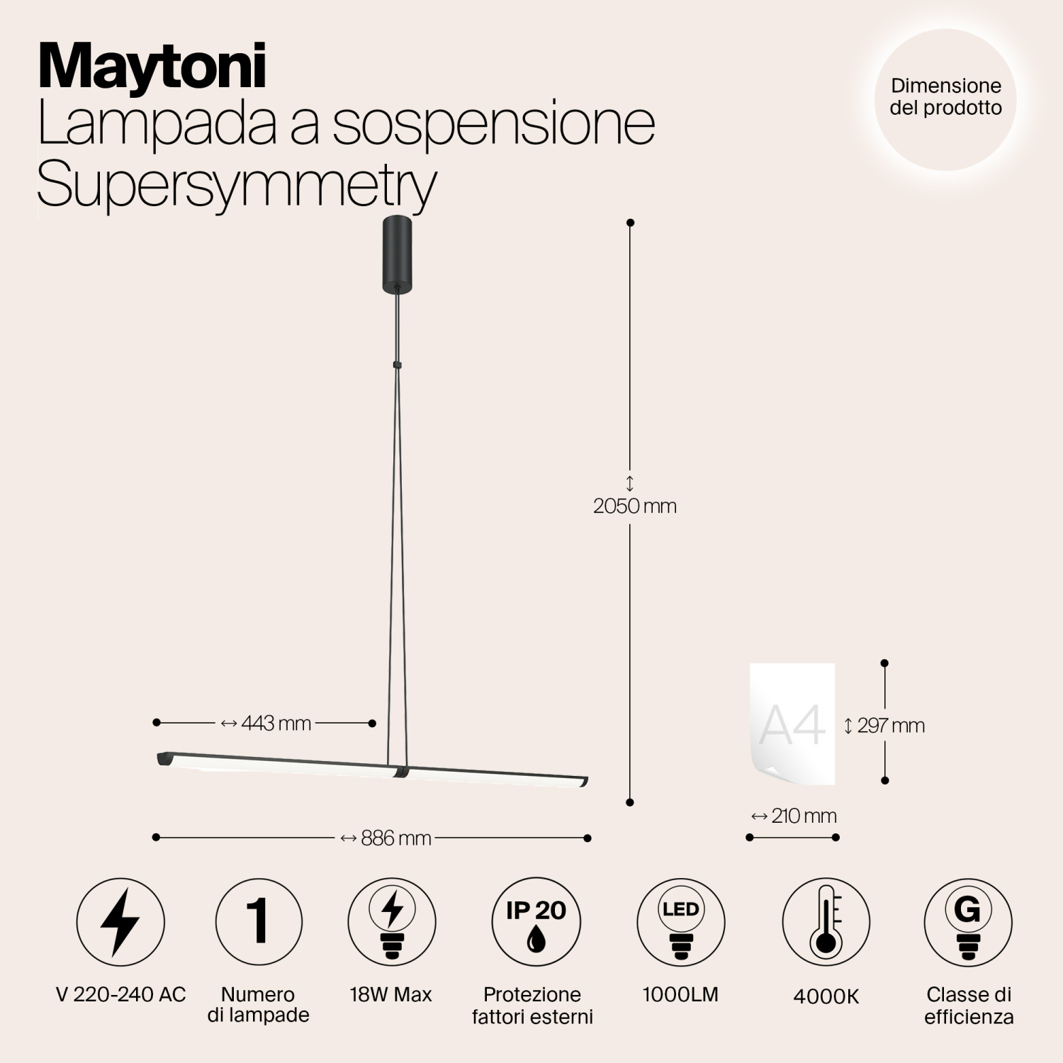 Maytoni Modern Supersymmetry Подвесной светильник цвет: черный P096PL-L11BK1