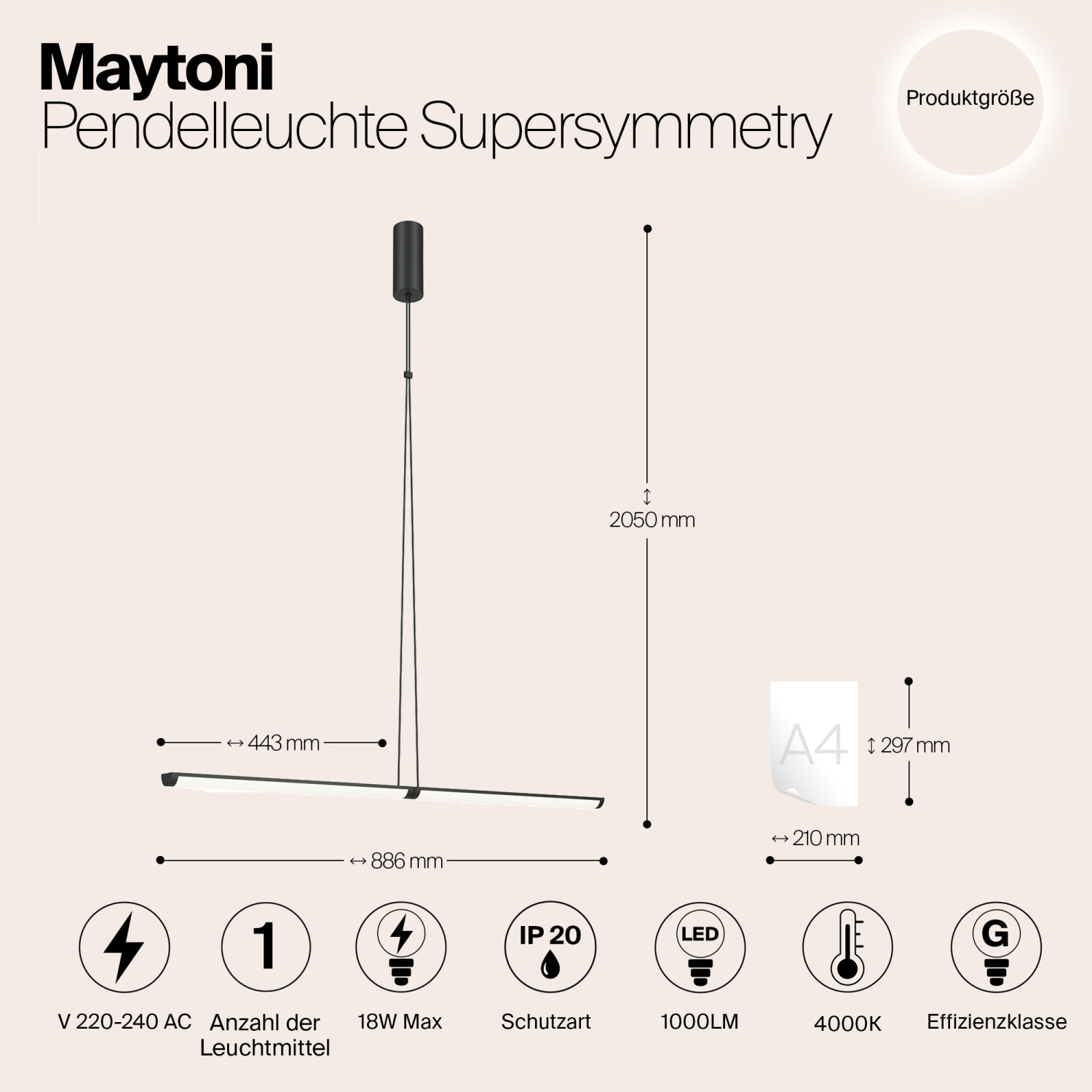 Maytoni Modern Supersymmetry Подвесной светильник цвет: черный P096PL-L11BK1