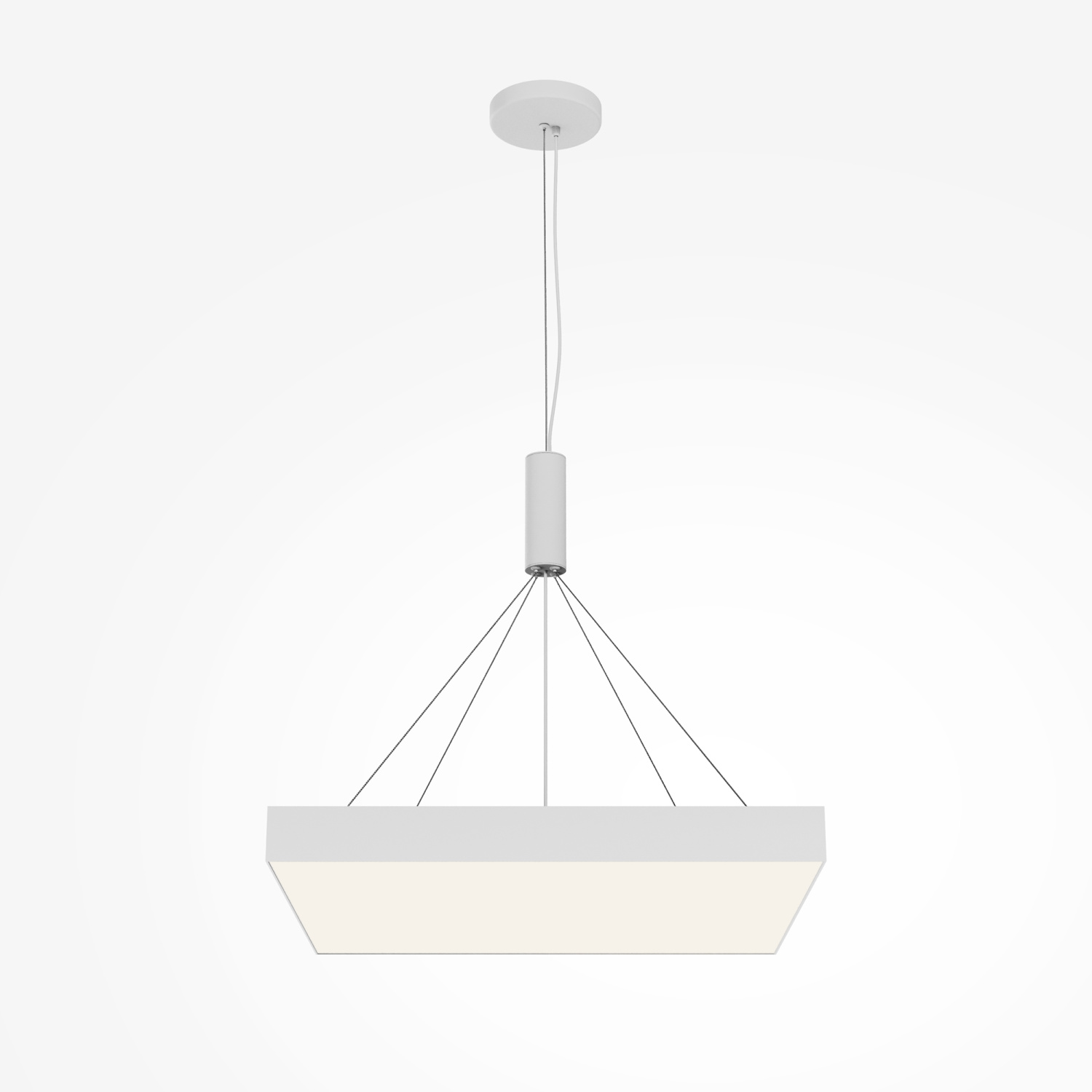 Maytoni Technical Zon Потолочный светильник цвет: белый C032CL-90W4K-SQ-W