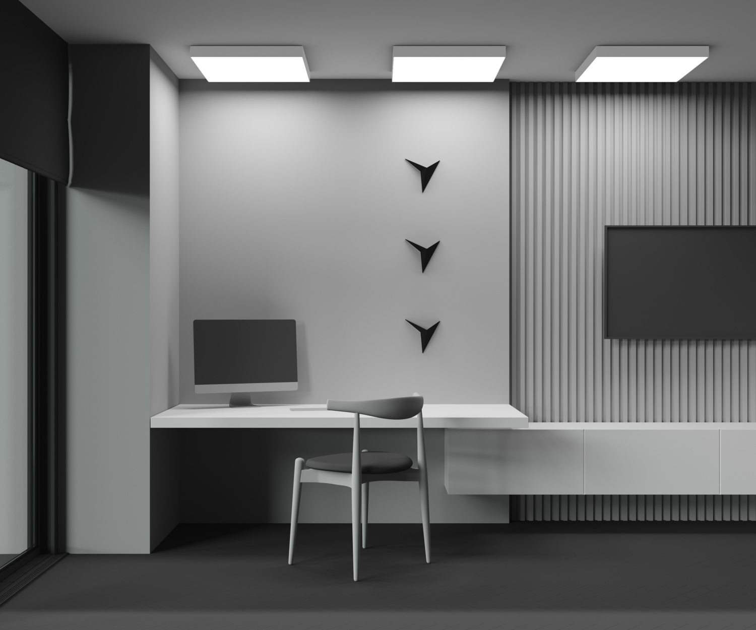 Maytoni Technical Zon Потолочный светильник цвет: белый C032CL-90W4K-SQ-W