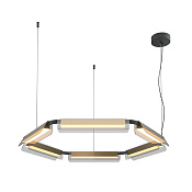 Maytoni Modern Flat Подвесной светильник цвет: черный и латунь MOD296PL-L60BS3K