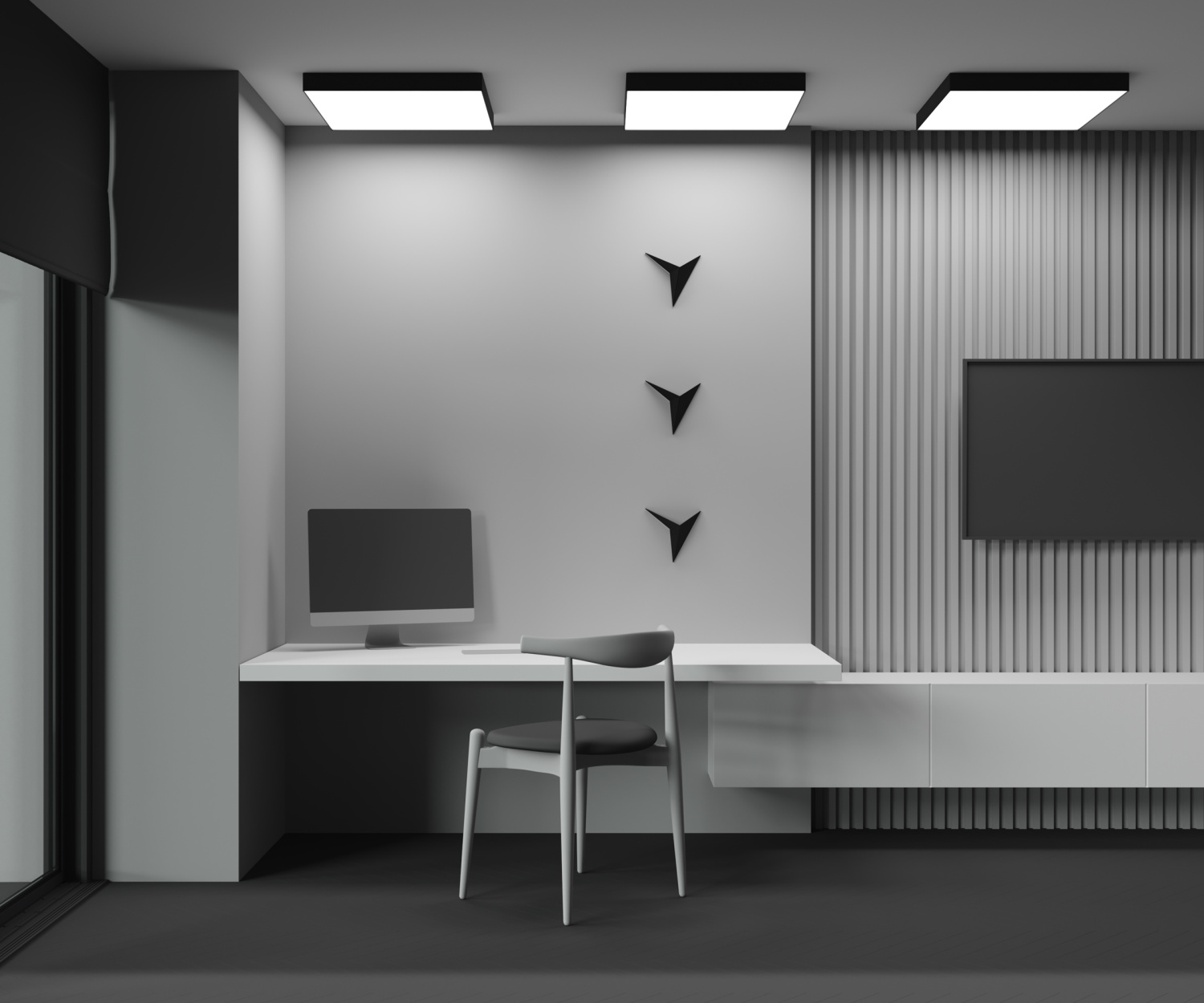 Maytoni Technical Zon Потолочный светильник цвет: черный C032CL-90W3K-SQ-B