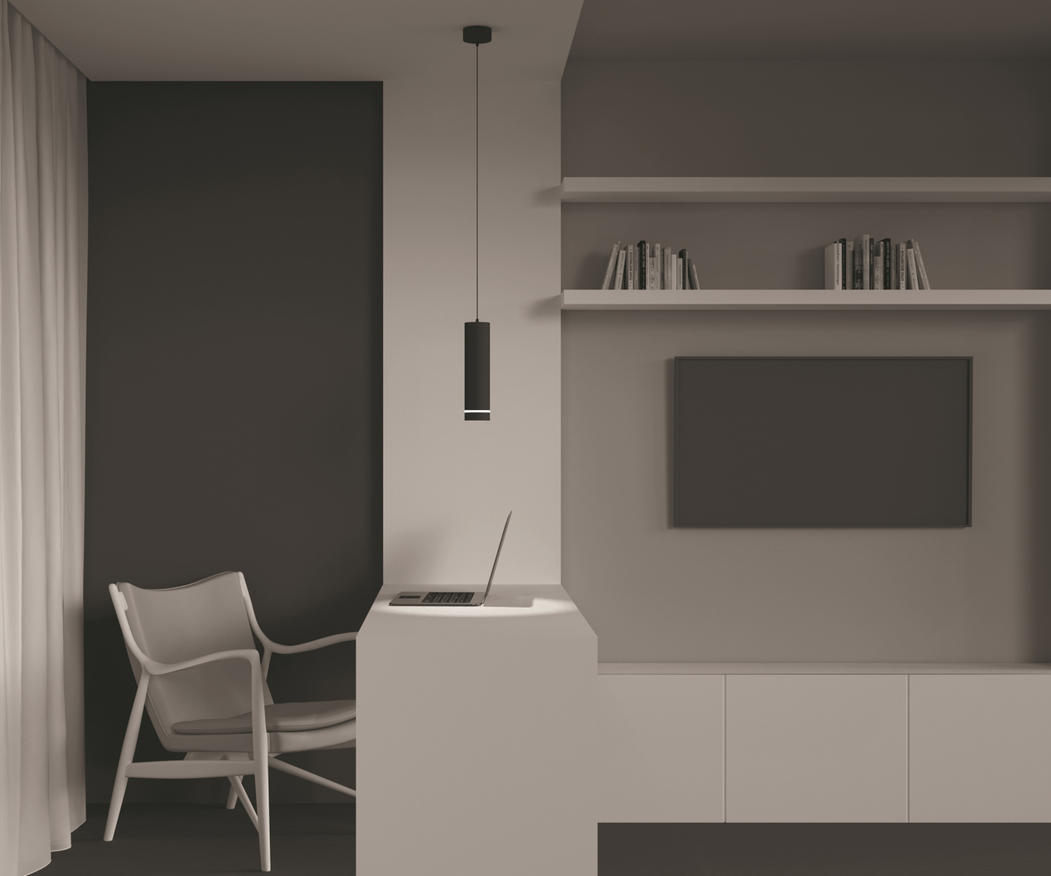 Maytoni Technical Orlo Подвесной светильник цвет: черный P085PL-12W4K-B