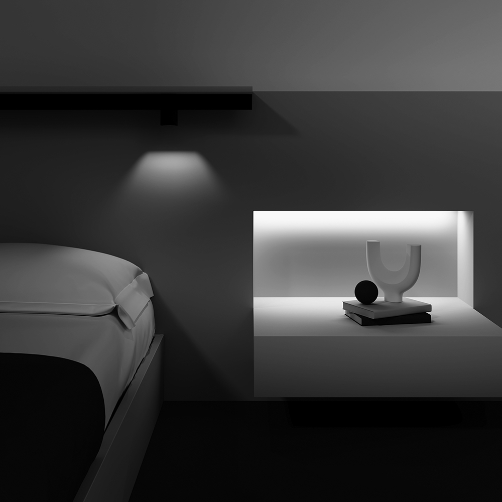 Maytoni Technical Alfa Трековый светильник цвет: черный TR121-2-7W4K-B