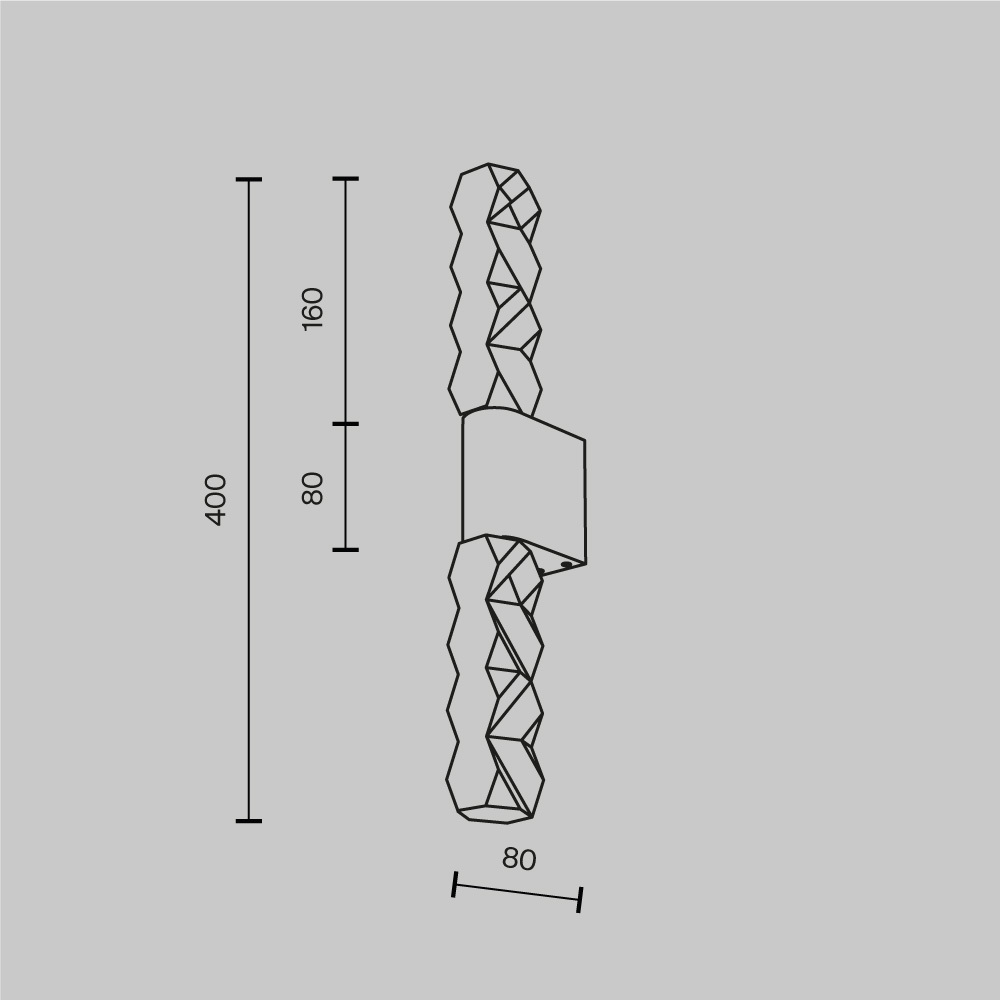 Maytoni Modern Selemo Настенный светильник (бра) цвет: хром MOD328WL-L5CH3K
