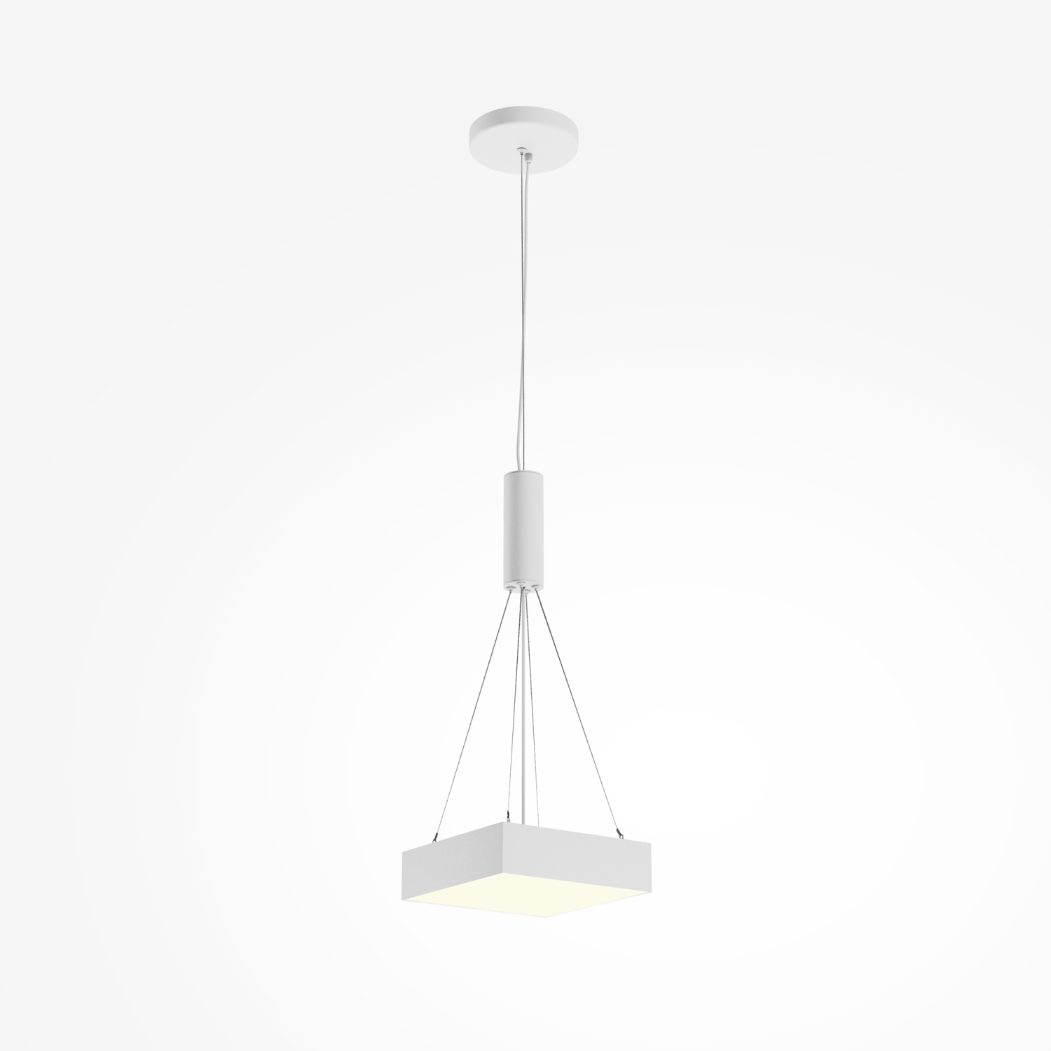 Maytoni Technical Zon Потолочный светильник цвет: белый C032CL-24W3K-SQ-W