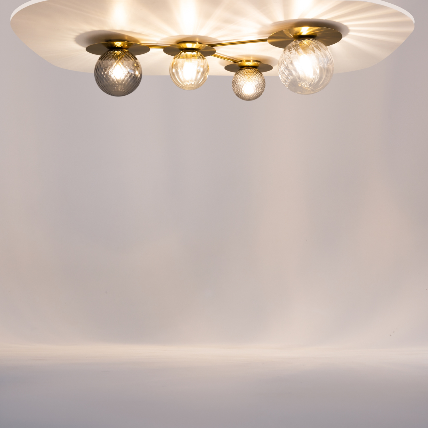 Maytoni Modern Star sky Потолочный светильник цвет: латунь MOD291CL-04BS1