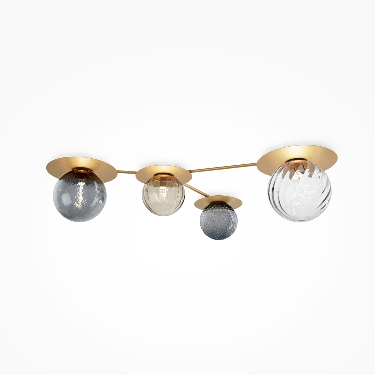 Maytoni Modern Star sky Потолочный светильник цвет: латунь MOD291CL-04BS1