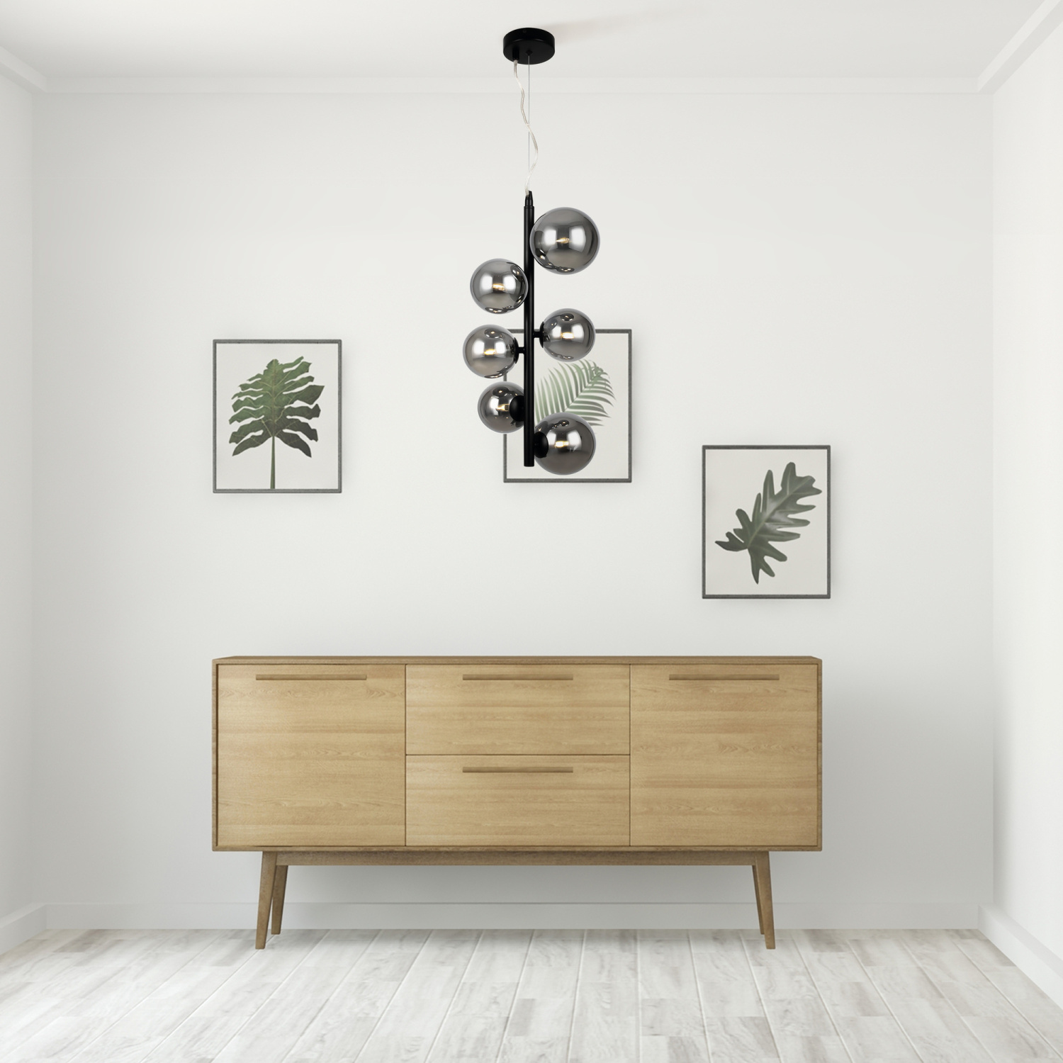 Maytoni Modern Dallas Подвесной светильник цвет: черный MOD545PL-06B