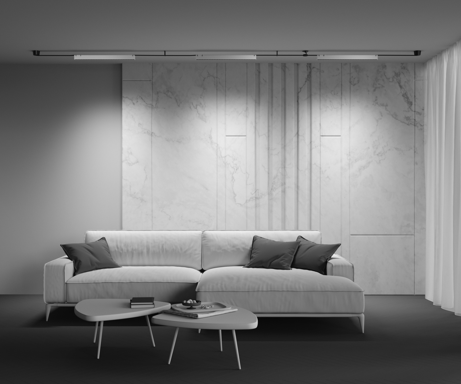 Maytoni Technical Points Подвесной светильник цвет: белый TR128B-24W4K-M-W