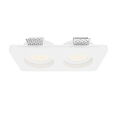 Maytoni Technical Gyps Modern Встраиваемый светильник цвет: белый DL002-GU10-02-W