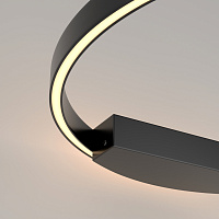 Maytoni Modern Rim Настенный светильник (бра) цвет: черный MOD058WL-L35B3K