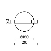 Maytoni Modern Misterio Настенный светильник (бра) цвет: черный MOD379WL-L6B3K