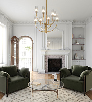 Maytoni Classic Arco Подвесной светильник цвет: латунь MOD223PL-08BS