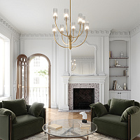 Maytoni Classic Arco Подвесной светильник цвет: латунь MOD223PL-08BS