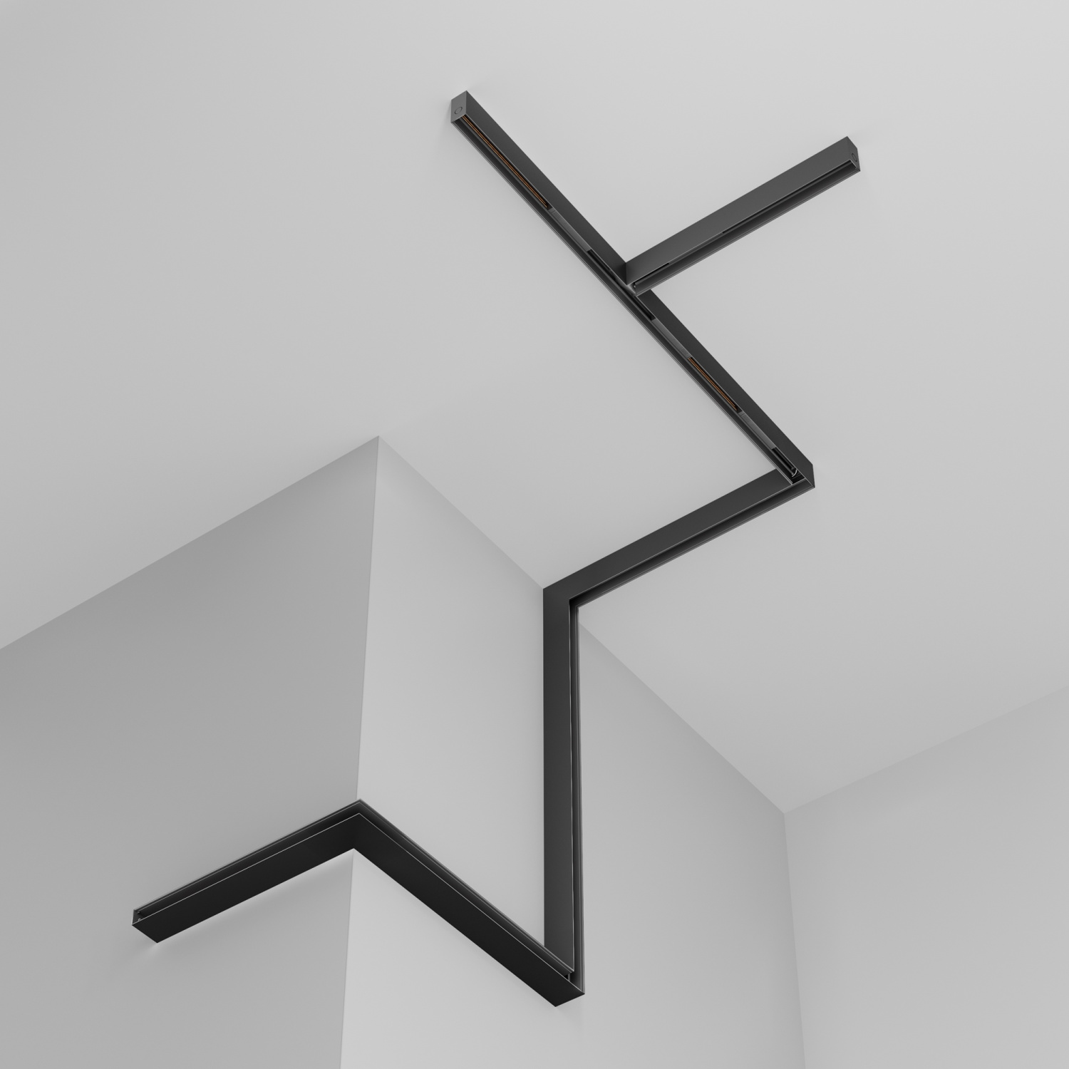 Maytoni Technical Busbar trunkings Exility Шинопровод встраиваемый цвет: черный TRX034-422B