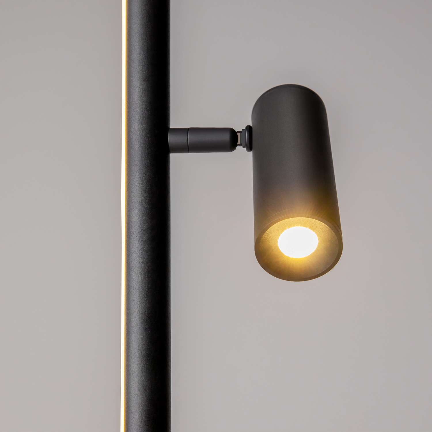 Maytoni Modern Thin Напольный светильник (торшер) цвет: черный MOD395FL-L28B3K