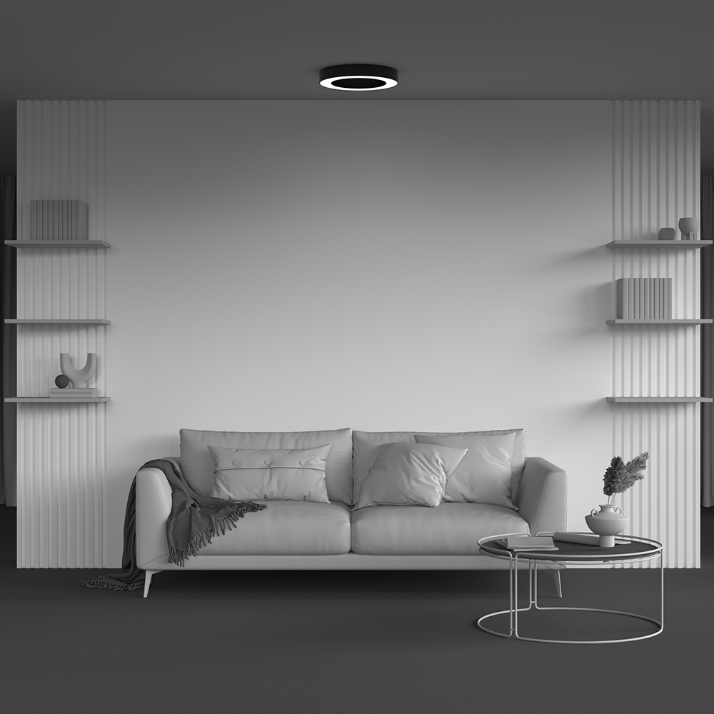 Maytoni Technical Lua Потолочный светильник цвет: черный C093CL-36W4K-B