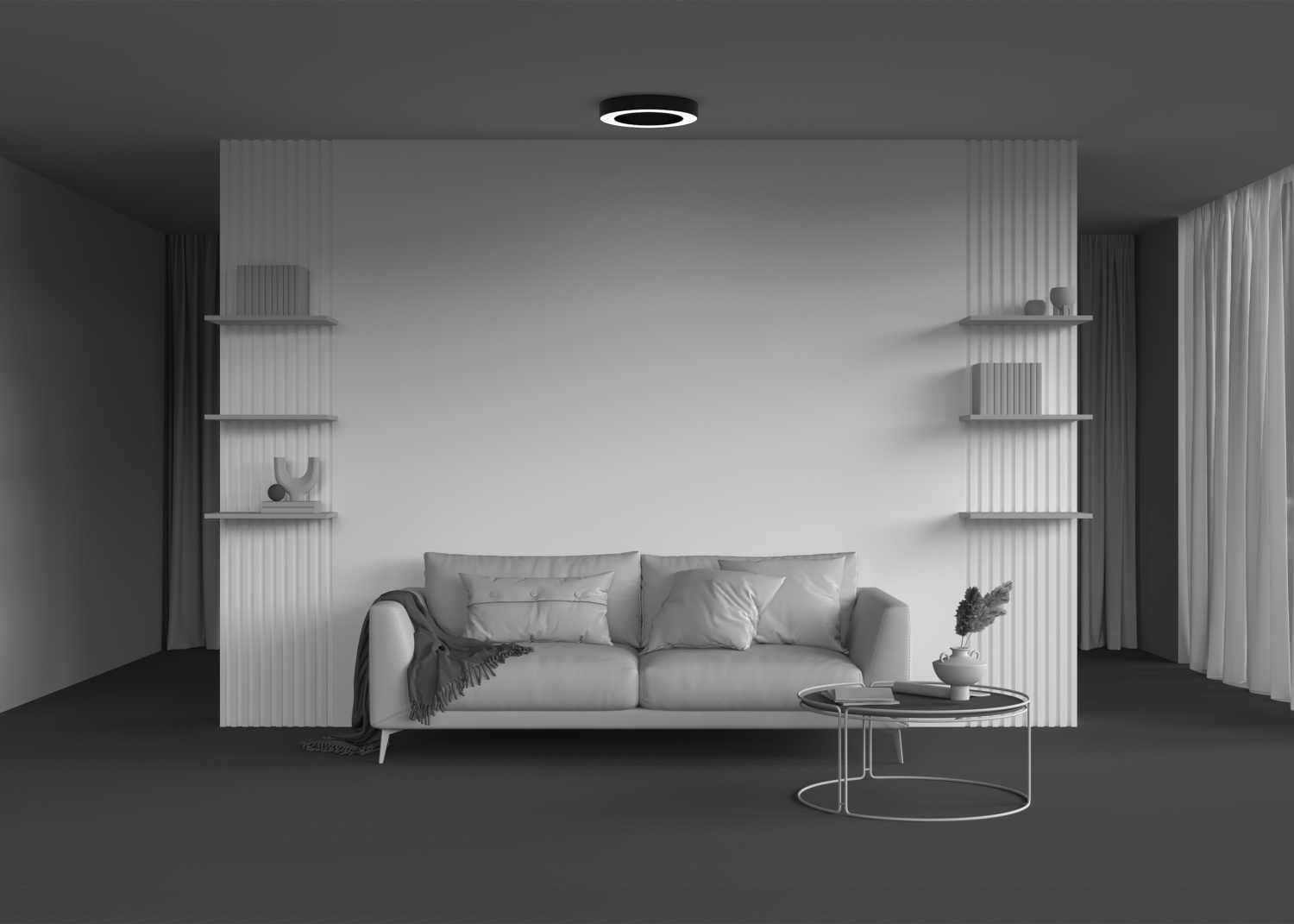 Maytoni Technical Lua Потолочный светильник цвет: черный C093CL-36W4K-B